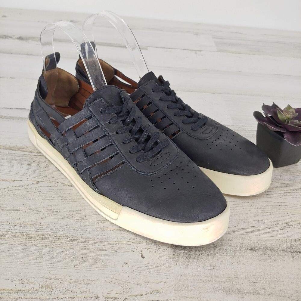 Lucky Brand Strappy Loafers Leather Verve Size 9